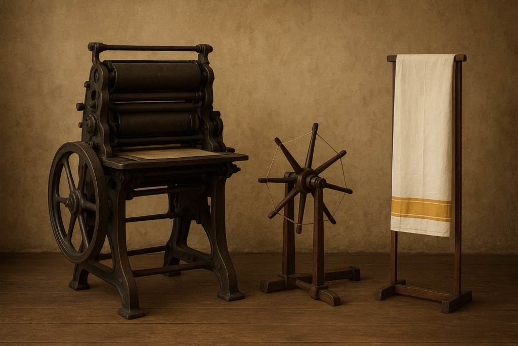 Print The Tradition – Heritage woven in white, reborn in color