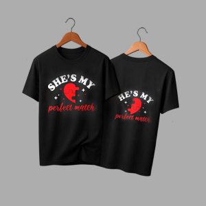 Couple black qoted t shirt