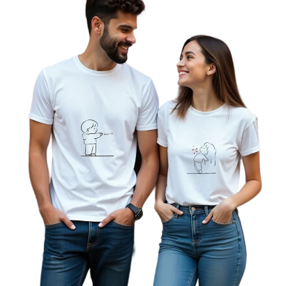 Custom design couple collection model plain two