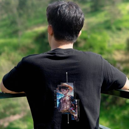 Custom design anime collection model back four